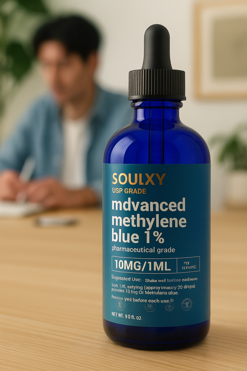 USP Grade 1% Methylene Blue – Brain Health & Energy Support